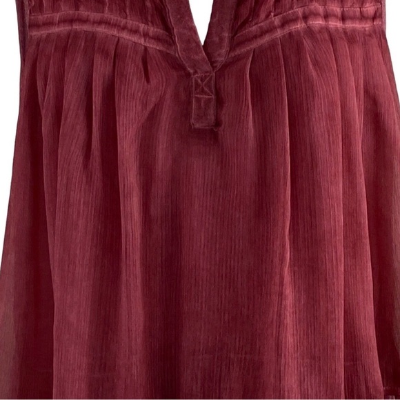 Artesia Layered Ruffle Lace Tunic Tank Shirt Women XL Dusty Rose Boho NWOT!! - Picture 5 of 12